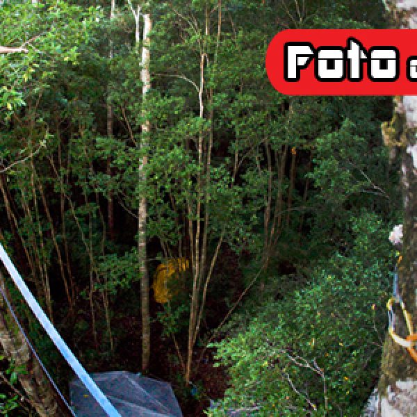 Slack Line en Cahuelmo Chile