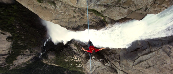 Historias de jimmy Chin en Yosemite, contando historias de escalada