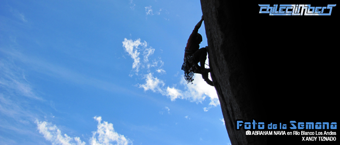 oto de a semana - Andy Tiznado- Abraham Navia escalando en Los Andes