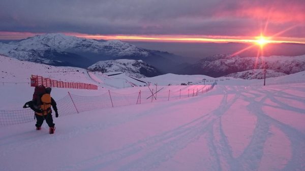 Subiendo por la Parva Lucas Matthews