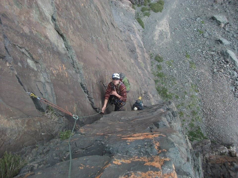 Diego Señoret en el diedro