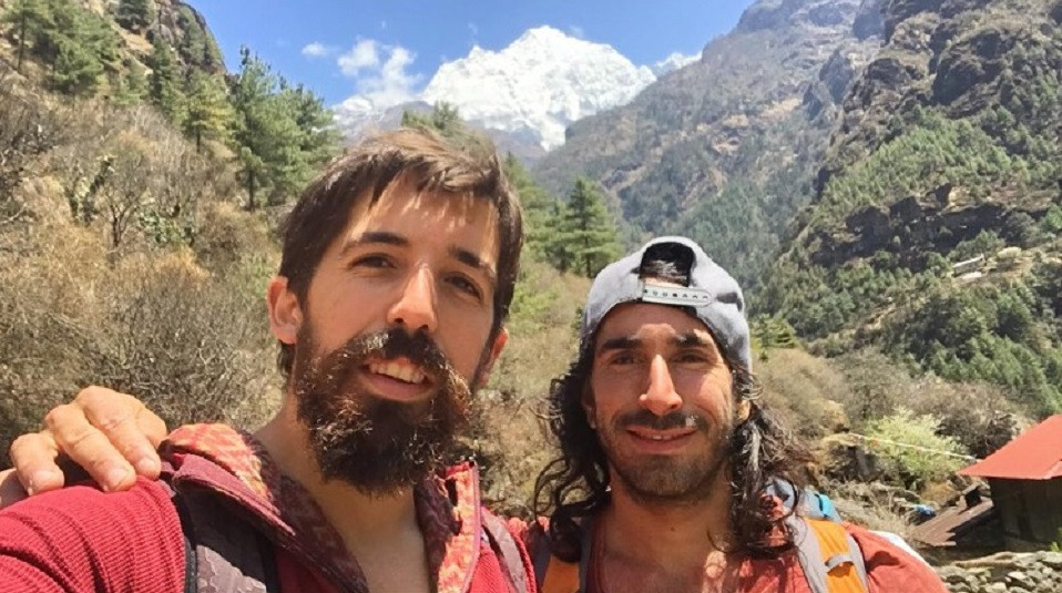 lucho y mateo montaña